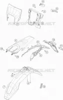 PLASTIQUES pour Husqvarna TE 2023