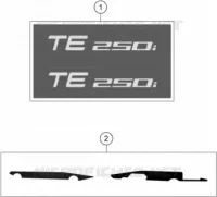 AUTOCOLLANTS pour Husqvarna TE 2022