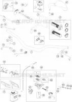 GUIDON / COMMANDES pour Husqvarna TE 2022