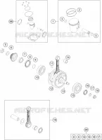 VILEBREQUIN / PISTON pour Husqvarna TE 2022