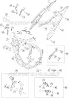 CADRE pour Husqvarna FE 2023