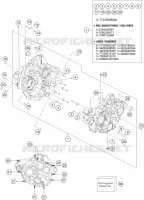 CARTER MOTEUR pour Husqvarna FE 2023