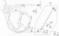 BEQUILLE LATERALE / CENTRALE pour Husqvarna FE 2023
