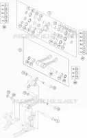 BIELLETTE D'AMORTISSEUR PRO LEVER pour Husqvarna FE 2023