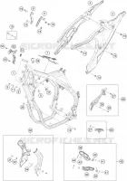 CADRE pour Husqvarna FE 2023