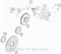 DEMARREUR ELECTRIQUE pour Husqvarna FE 2023