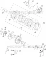 EMBRAYAGE pour Husqvarna FE 2023