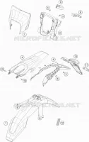 PLASTIQUES pour Husqvarna FE 2023
