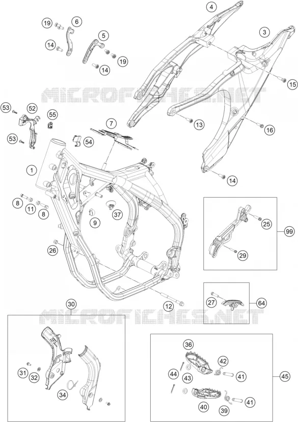 CADRE Husqvarna Husqvarna 501 2023 FE  FE 501 S
