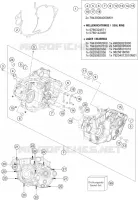 CARTER MOTEUR pour Husqvarna FR 2022
