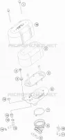 FILTRE A AIR pour Husqvarna FR 2022