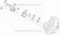 POMPE A EAU pour Husqvarna FR 2022