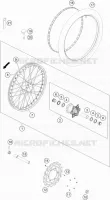 ROUE AVANT pour Husqvarna FR 2022