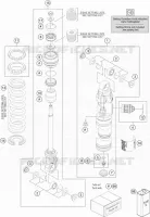 AMORTISSEUR (PIECES) pour Husqvarna TC 2023