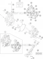 CARTER MOTEUR pour Husqvarna TC 2023