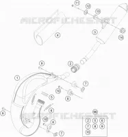 ECHAPPEMENT pour Husqvarna TC 2023
