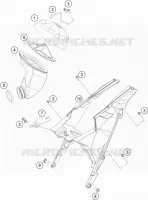FILTRE A AIR pour Husqvarna TC 2023