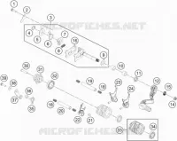 MECANISME DE SELECTION DE VITESSES pour Husqvarna TC 2023