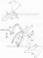 PLASTIQUES pour Husqvarna TC 2023