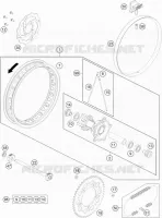 ROUE ARRIERE pour Husqvarna TC 2023