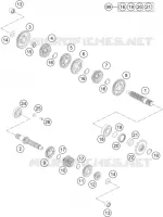TRANSMISSION pour Husqvarna TC 2023
