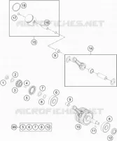 VILEBREQUIN / PISTON pour Husqvarna TC 2023