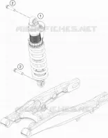 AMORTISSEUR pour Husqvarna TC 2023
