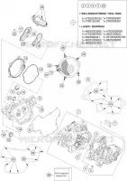 CARTER MOTEUR pour Husqvarna TC 2023