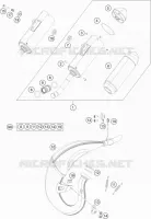 ECHAPPEMENT pour Husqvarna TC 2023