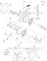 ROUE ARRIERE pour Husqvarna TC 2023