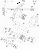 ROUE AVANT pour Husqvarna TC 2023