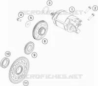 DEMARREUR ELECTRIQUE pour Husqvarna FC 2022