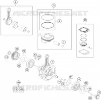 VILEBREQUIN / PISTON pour Husqvarna FC 2022