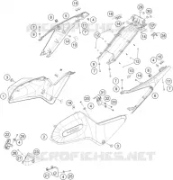 CACHES LATERAUX pour Husqvarna Vitpilen 2022