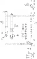 FOURCHE / T DE FOURCHE pour Husqvarna Vitpilen 2022