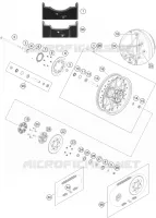 ROUE ARRIERE pour Husqvarna Vitpilen 2022