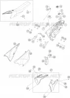 RESERVOIR / SELLE pour Husqvarna Supermoto 2022