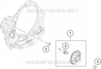 ARBRE D'EQUILIBRAGE pour Husqvarna FE 2024