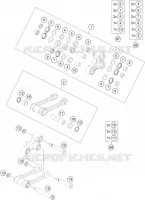 BIELLETTE D'AMORTISSEUR PRO LEVER pour Husqvarna FE 2024