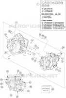 CARTER MOTEUR pour Husqvarna FE 2024