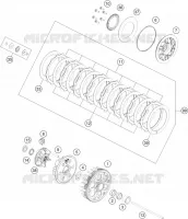 EMBRAYAGE pour Husqvarna FE 2024