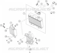 CIRCUIT DE REFROIDISSEMENT pour Husqvarna TC 2024