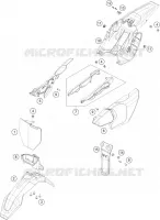 PLASTIQUES pour Husqvarna TC 2024