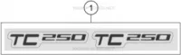 AUTOCOLLANTS pour Husqvarna TC 2024