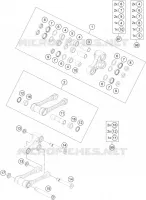 BIELLETTE D'AMORTISSEUR PRO LEVER pour Husqvarna TC 2024