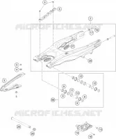 BRAS OSCILLANT  pour Husqvarna TC 2024