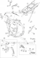 CADRE pour Husqvarna TC 2024