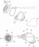 CARTER EMBRAYAGE pour Husqvarna TC 2024