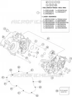 CARTER MOTEUR pour Husqvarna TC 2024