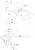 ECHAPPEMENT pour Husqvarna TC 2024